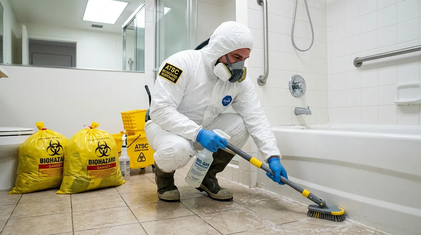 Decontamination equipment deployed for Blood Cleanup in Mission